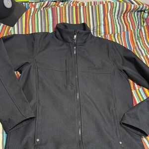 Sale Cadillac size medium, striped jacket, zippered, pockets  super nice